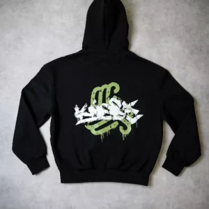 INHALE SUPER HEAVY HOODIE BLACK