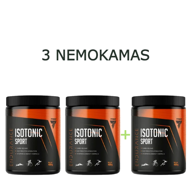PASIŪLYMAS NR.5 DU TREC ISOTONIC + 1 DOVANŲ