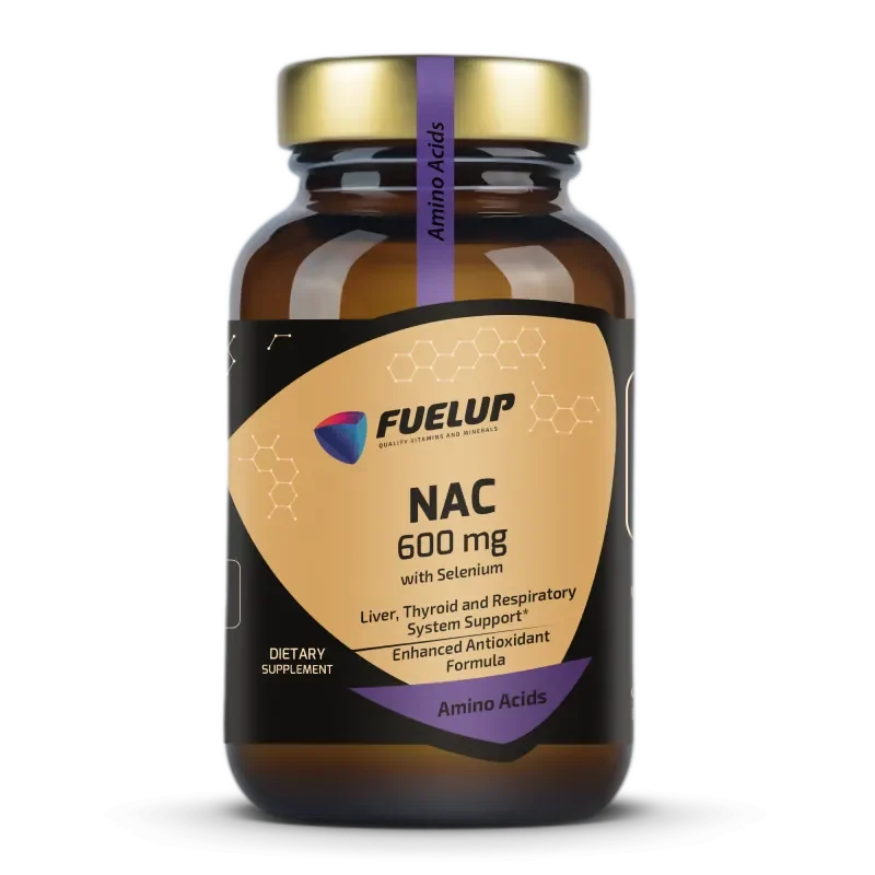 NAC + SELENIUM 600 MG, 60 VEG KAPS