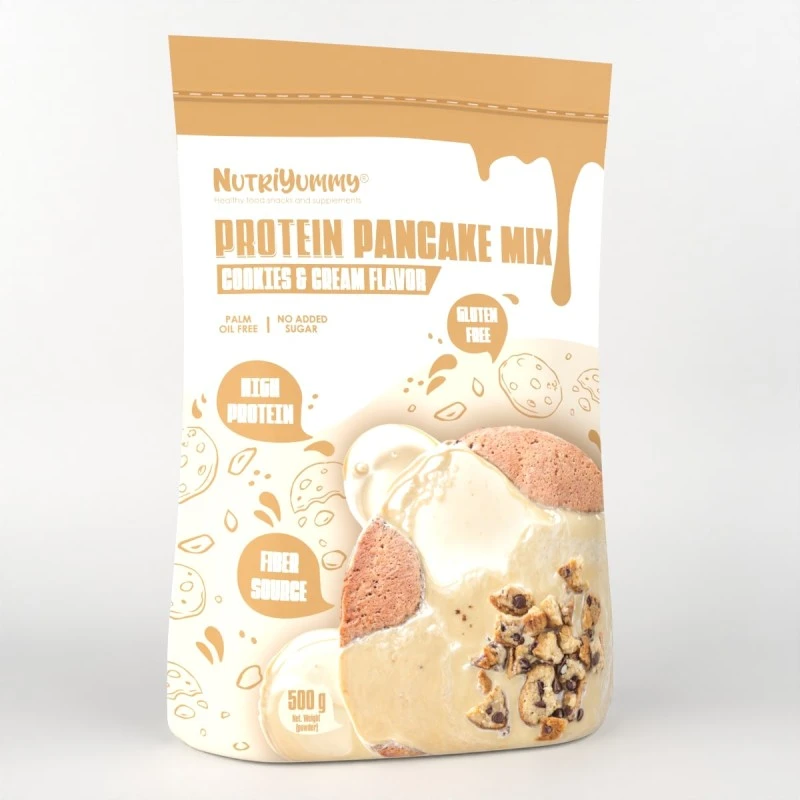 NUTRIYUMMY PROTEIN PANCAKES MIX COOKIES & CREAM 500 G