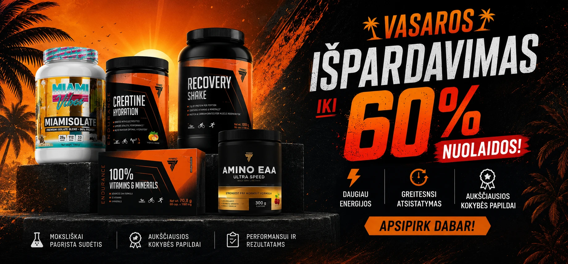 Vasaros išpardavimas iki 60% nuolaidos